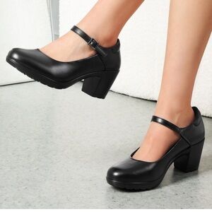 Dream Pairs Elegant Black Mary Jane Heels NEW IN BOX size 8 comfort & style N 1